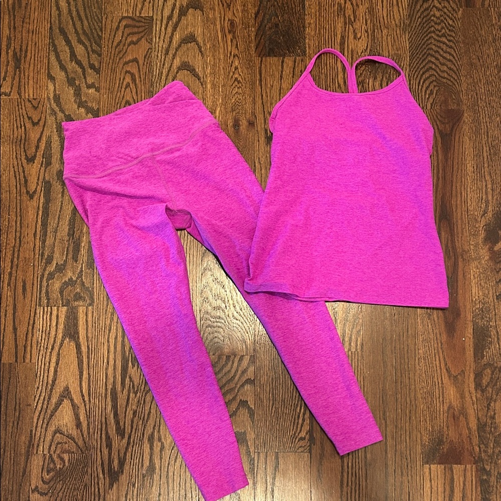 Beyond Yoga Spacedye Tank and Leggings Set